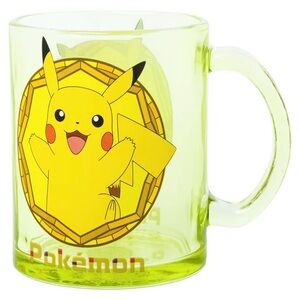 Silver Buffalo Pokémon Pikachu Stained Glass Coffee Mug